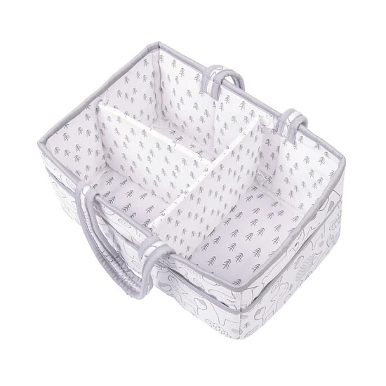 Trend Lab® Simply Forest Storage Cady Grey/white - Image 4