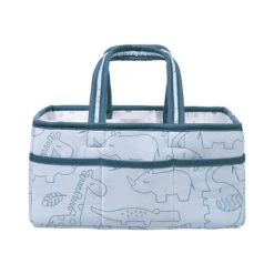 Trend Lab® Simply Safari Storage Caddy Grey/blue
