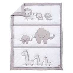 Trend Lab&reg; Safari Chevron 3-Piece Crib Bedding Set Gray/white -Trend Lab Shop unnamed file 204