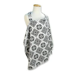 Trend Lab® Versailles Nursing Cover In Black/White