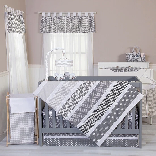 Trend Lab® Ombre Grey 5-Piece Crib Bedding Set