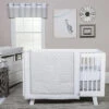 Trend Lab® Art Deco 3-Piece Crib Bedding Set In Grey/White Gray/white