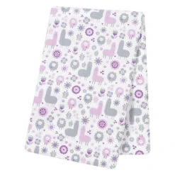 Trend Lab® Llama Friends Deluxe Flannel Swaddle Blanket Multi