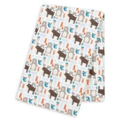 Trend Lab® Scandi Forest Deluxe Flannel Swaddle Blanket Multi