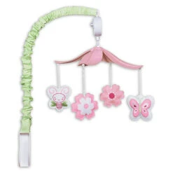 Trend Lab® Floral Fun Musical Mobile Pink/green