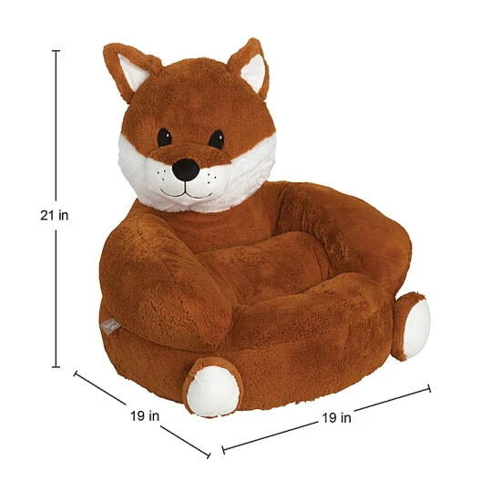 Trend Lab® Fox Plush Character Chair In Orange - Image 6