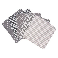Trend Lab® 5-Pack Ombre Washcloths In Grey Gray