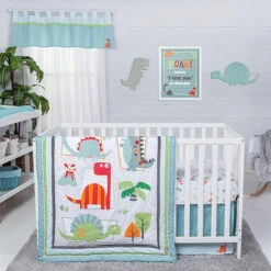 Trend Lab® Dinosaur Roar 3-Piece Crib Bedding Set Multi