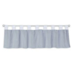 Trend Lab® Washed Velvet Window Valance In Grey Gray/white