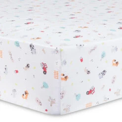 Trend Lab® Farm Stack Fitted Crib Sheet Multi