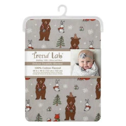 Trend Lab&reg; Cup Of Cocoa Flannel Swaddle Blanket Multi -Trend Lab Shop unnamed file 428
