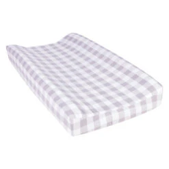 Trend Lab® Buffalo Check Flannel Changing Pad Cover In Grey Gray