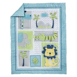 Trend Lab&reg; Jungle Roar 4-Piece Crib Bedding Set Purple -Trend Lab Shop unnamed file 469