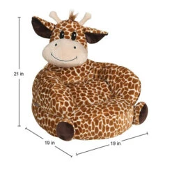 Trend Lab Children's Plush Giraffe Character Chair Tan -Trend Lab Shop unnamed file 477