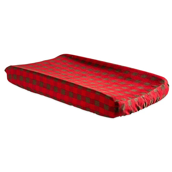 unnamed-file-58.jpg Trend Lab® Northwoods Buffalo Check Flannel Changing Pad Cover In Brown/Red Red/brown -Trend Lab Shop unnamed file 58