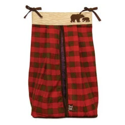 Trend Lab® Northwoods Diaper Stacker Red/brown