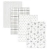 Trend Lab&reg; 4-Pack Safari Chevron Receiving Blankets In Grey/White Gray/white -Trend Lab Shop unnamed file 641