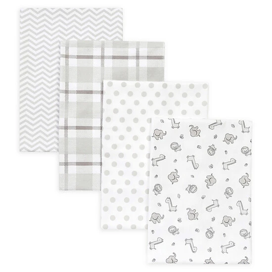 unnamed-file-641.jpg Trend Lab® 4-Pack Safari Chevron Receiving Blankets In Grey/White Gray/white -Trend Lab Shop unnamed file 641