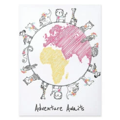 Trend Lab® 1-Inch X 24-Inch Safari World Framed Canvas Multi