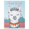 Trend Lab&reg; 1-Inch X 24-Inch Llama Queen Framed Canvas Multi