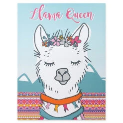 Trend Lab® 1-Inch X 24-Inch Llama Queen Framed Canvas Multi