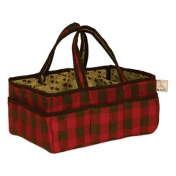 Trend Lab® Northwoods Diaper Caddy Red/brown