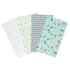 Trend Lab Deluxe 4-Piece Dinosaur Flannel Burp Cloths Multi