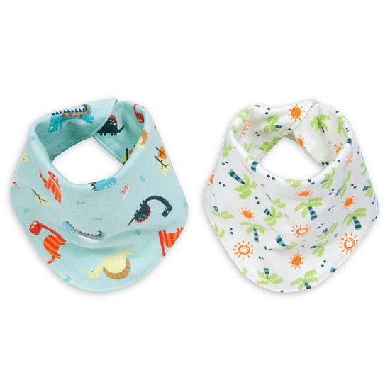 unnamed-file-682.jpg Trend Lab® Dinosaur 2-Pack Reversible Flannel Bandana Bib Set Multi -Trend Lab Shop unnamed file 682
