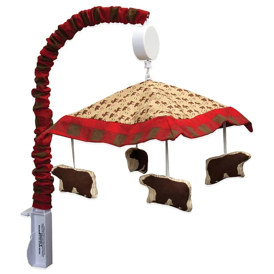 Trend Lab® Northwoods Musical Mobile Red/brown