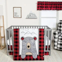 Trend Lab® Peek-a-Bear 3-Piece Crib Bedding Set Multi