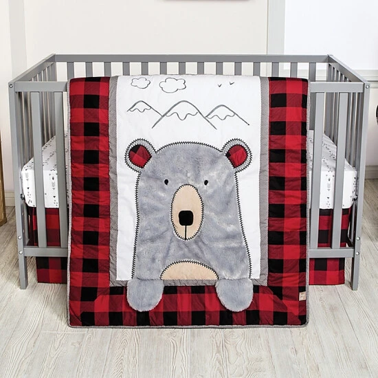 Trend Lab® Peek-a-Bear 3-Piece Crib Bedding Set Multi - Image 2