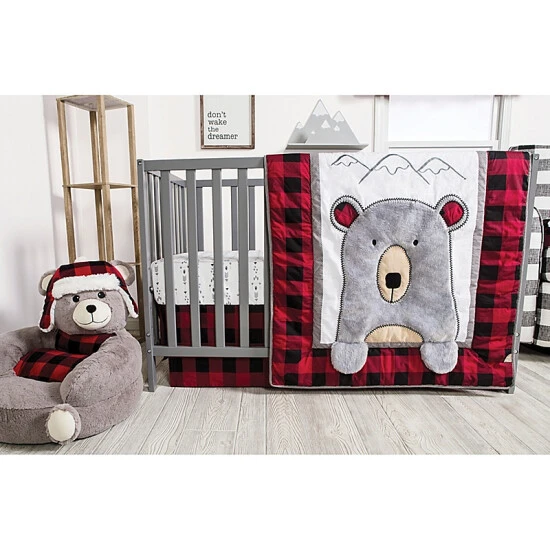Trend Lab® Peek-a-Bear 3-Piece Crib Bedding Set Multi - Image 3
