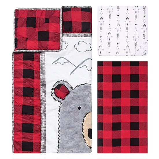 Trend Lab® Peek-a-Bear 3-Piece Crib Bedding Set Multi - Image 4