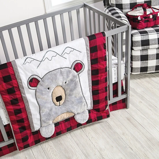 Trend Lab® Peek-a-Bear 3-Piece Crib Bedding Set Multi - Image 10