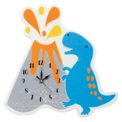 Trend Lab™ Dinosaur Volcano Wall Clock Multi