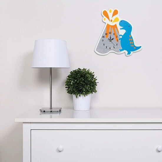 Trend Lab™ Dinosaur Volcano Wall Clock Multi - Image 2