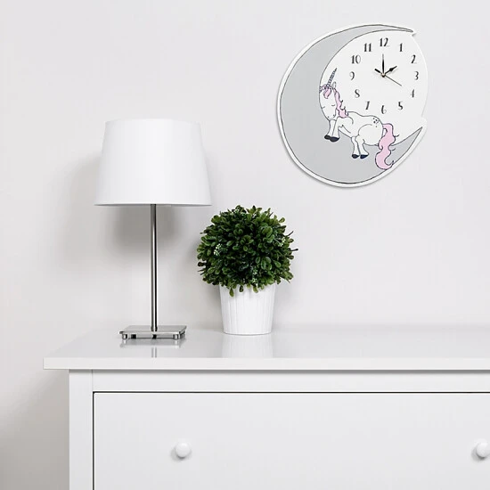 unnamed-file-741.jpg Trend Lab™ Unicorn Dreams Wall Clock White/multi -Trend Lab Shop unnamed file 741