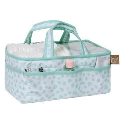 Trend Lab&reg; Taylor Storage Caddy In Aqua/White -Trend Lab Shop unnamed file 772