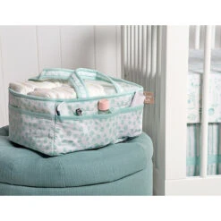Trend Lab&reg; Taylor Storage Caddy In Aqua/White -Trend Lab Shop unnamed file 773