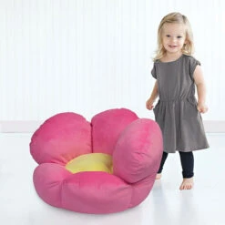 Trend Labs&reg; Plush Flower Character Chair In Pink/Yellow -Trend Lab Shop unnamed file 793