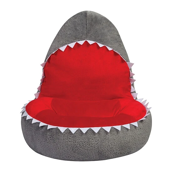 Trend Labs® Plush Shark Character Chair In White - Image 3