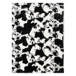 Trend Lab® Cow Print Receiving Blanket In Black/White