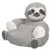 Trend Labs® Plush Sloth Character Chair In Grey/White Gray/white