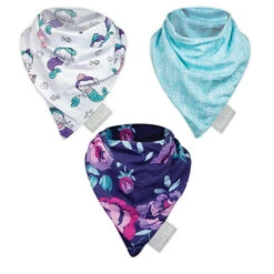 Trend Lab® 3-Pack Mermaids Bandana Bibs Multi