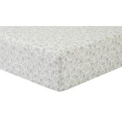 Trend Lab® Leopard Flannel Fitted Crib Sheet In Grey