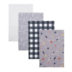 Trend Lab® 4-Pack Outer Space Deluxe Flannel Receiving Blankets Grey/navy 8 Trend Lab® 4-Pack Outer Space Deluxe Flannel Receiving Blankets Grey/navy -Trend Lab Shop unnamed file 983