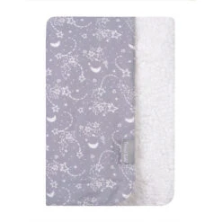 Trend Lab® Moon And Stars Faux Shearling Blanket In Grey/White